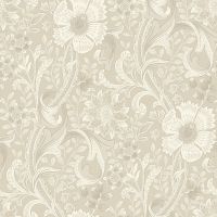 Обои Grandeco Perfect Harmony Винил на флизелине (0,53*10,05) Бежевый/Коричневый, Цветы/Листья арт-PH 3102 — фото 1, Обои для стен