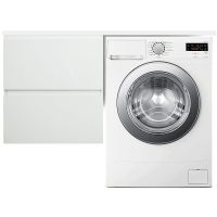 Тумба с раковиной Эстет Dallas Luxe 140 L подвесная Белая арт-ФР-00002923 — фото 1, Тумбы с раковиной