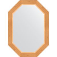 Зеркало Evoform Octagon 51х71 в багетной раме - Сосна 62 мм арт-BY 7061 — фото 1, Зеркала в ванную комнату