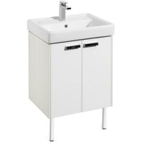 Тумба под раковину Aquaton Йорк 56 Белая Выбеленное дерево арт-1A170201YOAY0 — фото 1, Тумбы под раковину