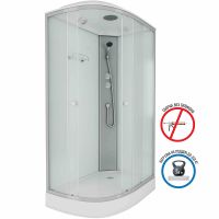 Душевая кабина Niagara Eco 120x80 R без гидромассажа арт-E120/80/13R/MT — фото 2, Душевые кабины