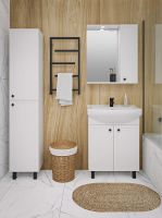 Тумба под раковину Runo Римини 65 Белая арт-00-00001254 — фото 4, Тумбы под раковину