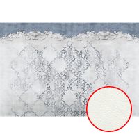 Фреска Ortograf Splendo 31748 Фактура флок FLK Флизелин (4*2,7) Белый/Синий, Вензель арт-31748 (флок FLK) — фото 1, Фрески