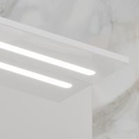 Зеркало со шкафом Volna Milena 70 L с подсветкой Белое арт-zsMLN70.L-01 — фото 3, Зеркальные шкафы в ванную