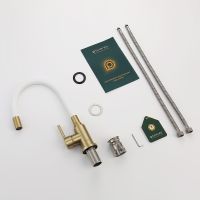 Смеситель для кухни Splenka Золото матовое Белый арт-S201.4408.03 — фото 9, Смесители для кухни