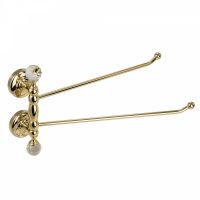 Полотенцедержатель Migliore Amerida поворотный Золото с кристаллами Swarovski арт-16607 — фото 3, Полотенцедержатели