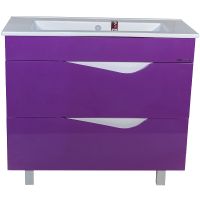 Тумба под раковину Bellezza Эйфория 105 Фиолетовая арт-4639118660415 — фото 1, Тумбы под раковину