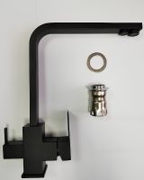 Смеситель для кухни Frap H802-6 Черный матовый арт-F43802-6 — фото 5, Смесители для кухни