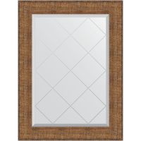 Зеркало Evoform Exclusive-G 89х67 с гравировкой в багетной раме - Медная кольчуга 88 мм арт-BY 4555 — фото 1, Зеркала в ванную комнату