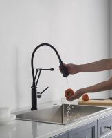 Смеситель для кухни Aquatek Европа Черный матовый арт-AQ1388MB — фото 5, Смесители для кухни