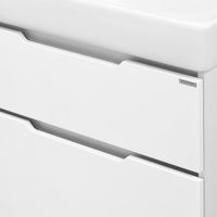 Тумба под раковину Aquaton Дакота 75 Белая Выбеленное дерево арт-1A202901DAAY0 — фото 4, Тумбы под раковину