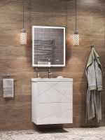 Зеркало Vigo Geometry Comfort 60 с подсветкой с сенсорным выключателем арт-z.GEO.60.Comfort — фото 3, Зеркала в ванную комнату