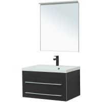 Комплект мебели для ванной Aquanet Верона 75 подвесной Черный матовый арт-287638 — фото 3, Комплекты мебели для ванной