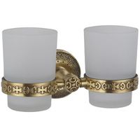 Подстаканник двойной ZorG BR Бронза арт-AZR 04 BR — фото 1, Стаканы для зубных щеток