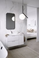 Тумба под раковину Aqwella Accent 90 L подвесная Белая арт-ACC0109LW — фото 2, Тумбы под раковину