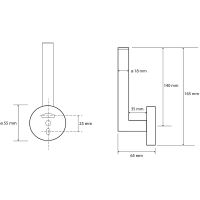 Держатель запасного рулона Bemeta Brilo Золото арт-161112030 — фото 2, Держатели для запасных рулонов