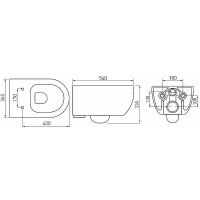 Товар: Комплект унитаза Berges Ego XL с инсталляцией Novum с сиденьем Микролифт и Белой клавишей смыва арт-043323 - фото 9 Комплект унитаза Berges Ego XL с инсталляцией Novum с сиденьем Микролифт и Белой клавишей смыва арт-043323 — фото 9, Комплекты унитаз + инсталляция
