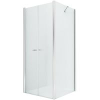 Душевой уголок New Trendy New Soleo Chrome 90x90 профиль Хром стекло прозрачное арт-D-0145A/D-0092B — фото 1, Квадратные душевые уголки