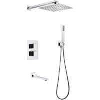 Товар: Душевая система Abber Daheim с термостатом Хром арт-AF8250 - фото 1 Душевая система Abber Daheim с термостатом Хром арт-AF8250 — фото 1, Встраиваемые душевые комплекты