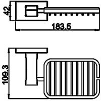 Мыльница Gappo Черная матовая арт-G0702-16 — фото 2, Мыльницы