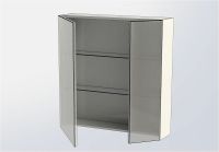 Зеркальный шкаф Aquanet Йорк 85 Белый арт-202089 — фото 6, Зеркальные шкафы в ванную