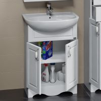 Товар: Тумба под раковину СанТа Верона 60 Белая арт-700112 - фото 3 Тумба под раковину СанТа Верона 60 Белая арт-700112 — фото 3, Тумбы под раковину