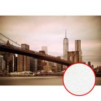 Фреска Ortograf Небоскребы 30340 Фактура бархат FX Флизелин (3,9*2,7) Бежевый, Город арт-30340 (бархат FX) — фото 1, Фрески