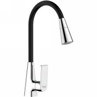 Смеситель для кухни Frap H71 Хром Черный арт-F4471 — фото 1, Смесители для кухни