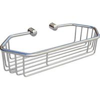 Полка корзина Nofer Глянцевая нержавеющая сталь арт-09057.B — фото 1, Полки для ванной и душа