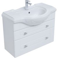 Товар: Тумба под раковину Aquanet Рондо 85 подвесная Белый глянец арт-304289 - фото 3 Тумба под раковину Aquanet Рондо 85 подвесная Белый глянец арт-304289 — фото 3, Тумбы под раковину