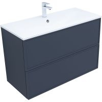 Тумба под раковину Aquanet Арт 100 подвесная Маренго арт-313267 — фото 2, Тумбы под раковину