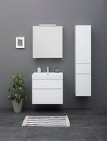 Тумба с раковиной Aquanet Бруклин 60 подвесная Белая арт-212596 — фото 9, Тумбы с раковиной