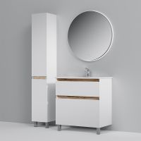 Тумба под раковину AM.PM X-Joy 80 Белый глянец арт-M85AFSX0802WG — фото 7, Тумбы под раковину