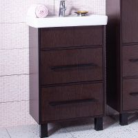 Тумба под раковину Бриклаер Чили 55 Венге арт-4627125415098 — фото 1, Тумбы под раковину