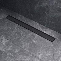 Душевой лоток AM.PM MasterFlow 70 с Черной матовой решеткой / под плитку Tile арт-W01SC-U11-070-04BM — фото 5, Душевые лотки