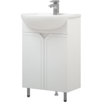 Товар: Тумба под раковину Corozo Сириус 55 Белая арт-SD-00001437 - фото 2 Тумба под раковину Corozo Сириус 55 Белая арт-SD-00001437 — фото 2, Тумбы под раковину