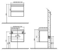 Товар: Тумба под раковину BelBagno Energia-N 60 подвесная Белая арт-ENERGIA-N-600-2C-SO-BL - фото 4 Тумба под раковину BelBagno Energia-N 60 подвесная Белая арт-ENERGIA-N-600-2C-SO-BL — фото 4, Тумбы под раковину