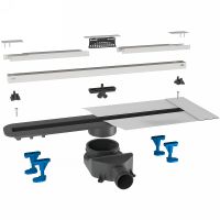 Душевой лоток Bettoserb Slim 65 с решеткой Хром матовый арт-13100033 — фото 1, Душевые лотки