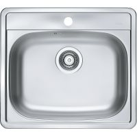 Кухонная мойка Alveus More 10 NAT-90 560x500 Натуральная сталь арт-1106813 — фото 1, Кухонные мойки