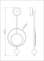 Товар: Настенный светильник Artelamp Polaris Белый Золото арт-A2604AP-7GO - фото 5 Настенный светильник Artelamp Polaris Белый Золото арт-A2604AP-7GO — фото 5, Бра