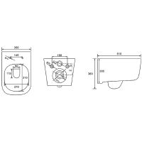 Унитаз Aquatek Лугано подвесной с сиденьем Микролифт арт-AQ2002-00 — фото 9, Подвесные унитазы
