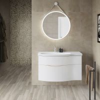 Товар: Раковина Kerama Marazzi Riva 100 L Белая глянцевая арт-RV.wb.100Lh - фото 5 Раковина Kerama Marazzi Riva 100 L Белая глянцевая арт-RV.wb.100Lh — фото 5, Раковины встраиваемые сверху
