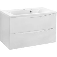 Тумба под раковину Vincea Mia 80 подвесная G.White арт-VMC-2MA800GW — фото 1, Тумбы под раковину