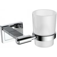 Стакан для зубных щеток CeramaLux Gamma Хром арт-12302 — фото 1, Стаканы для зубных щеток