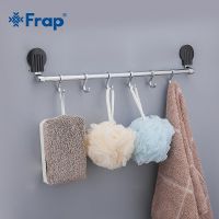 Товар: Вешалка для полотенец Frap F33 Хром арт-F3315-6 - фото 2 Вешалка для полотенец Frap F33 Хром арт-F3315-6 — фото 2, Крючки для полотенец