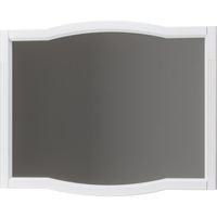 Зеркало Opadiris Лаура 100 Белое матовое арт-Z0000012819 — фото 1, Зеркала в ванную комнату