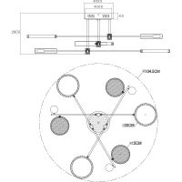 Товар: Люстра Artelamp Holly Белая Полированная медь Черная арт-A1364PL-6PB - фото 5 Люстра Artelamp Holly Белая Полированная медь Черная арт-A1364PL-6PB — фото 5, Люстры