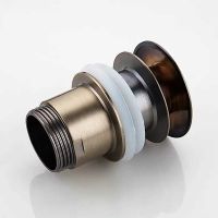 Товар: Донный клапан Frap click-clack Бронза арт-F60-4 - фото 4 Донный клапан Frap click-clack Бронза арт-F60-4 — фото 4, Донные клапаны