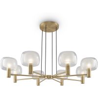 Подвесной светильник Maytoni Modern Vision Прозрачный Золото арт-MOD411PL-08G — фото 7, Подвесные светильники