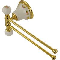 Полотенцедержатель Migliore Provance поворотный Золото арт-17704 — фото 3, Полотенцедержатели